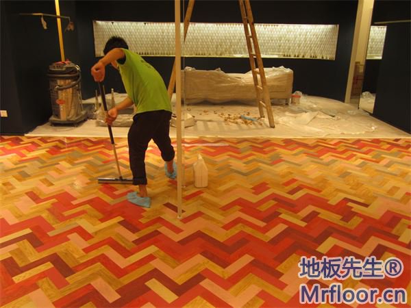 康新-靜安寺REEL廣場YSL木地板翻新