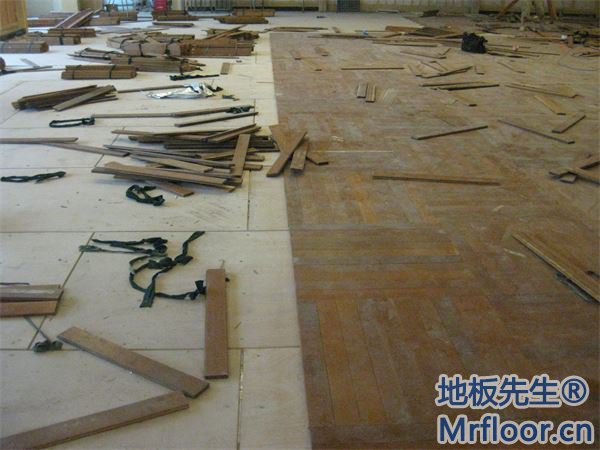 宴會廳安裝木地板翻新